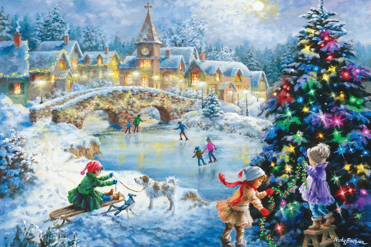 Joyful Celebration by Nicky Boehme wall art
