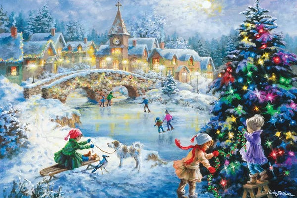 Snowscapes: Joyful Celebration by Nicky Boehme