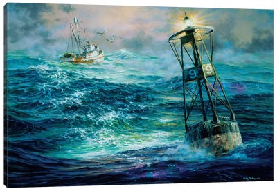 Almost Home Canvas Art Print - Nautical Décor