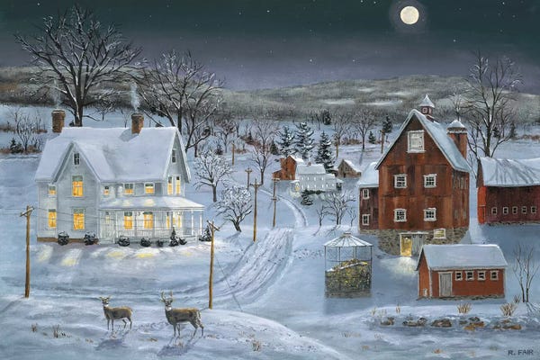 Villages & Towns: Romantic Evening by Bob Fair