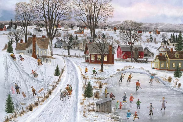 Villages & Towns: Sleds and Skates by Bob Fair