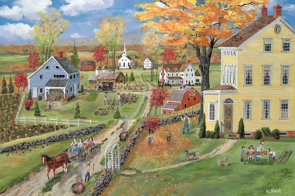 Villages & Towns: Autumn Chores by Bob Fair