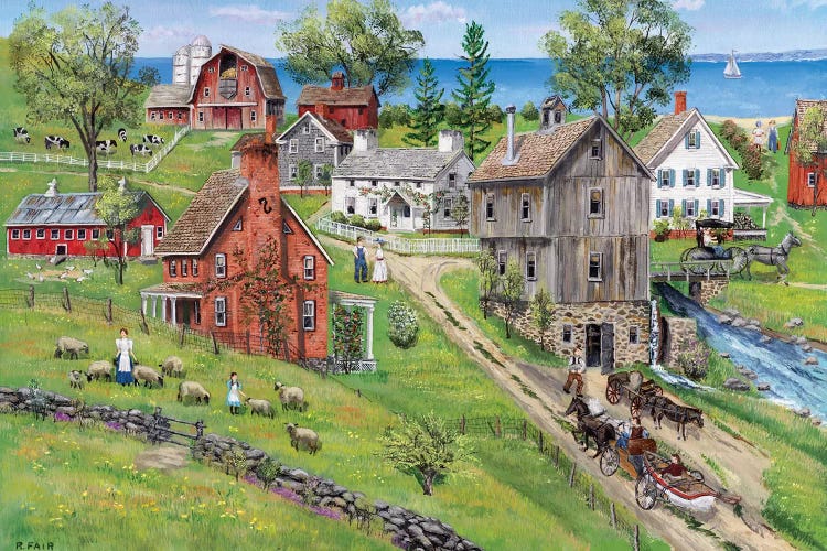 Sweet Meadow Farms by Bob Fair wall art