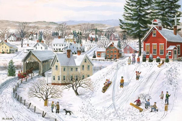 Villages & Towns: Winter Recess by Bob Fair