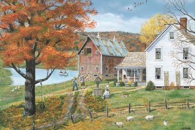  Gone Fishing by Bob Fair metal wall art