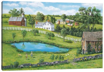 Forgotten Barn Canvas Art Print - Bob Fair
