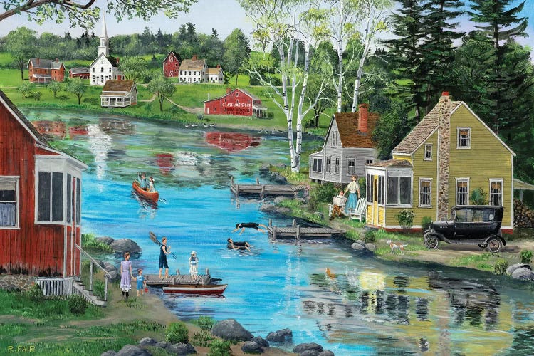 Glass Lake by Bob Fair wall art