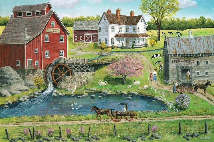 Granger's Mill by Bob Fair wall art