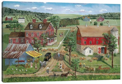 Ma's Farm Stand Canvas Art Print - Bob Fair