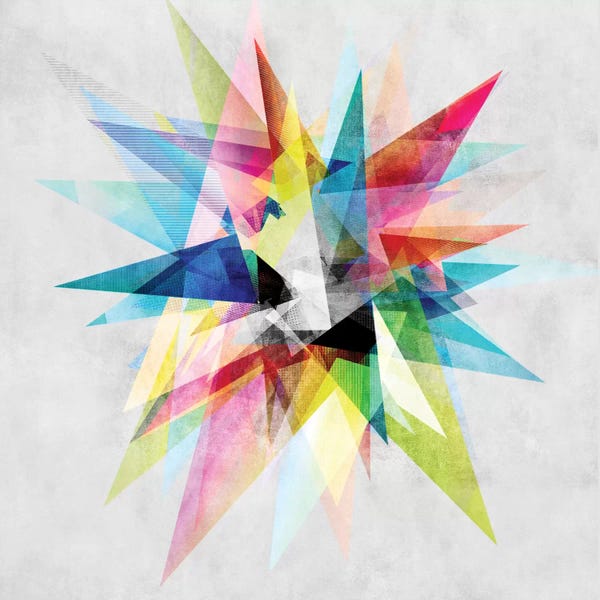 Large Modern Art - Canvas Prints: Colorful II.XZ by Mareike Böhmer