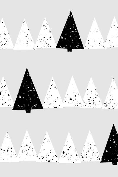 Evergreen Trees: Snowy Forest by Mareike Böhmer