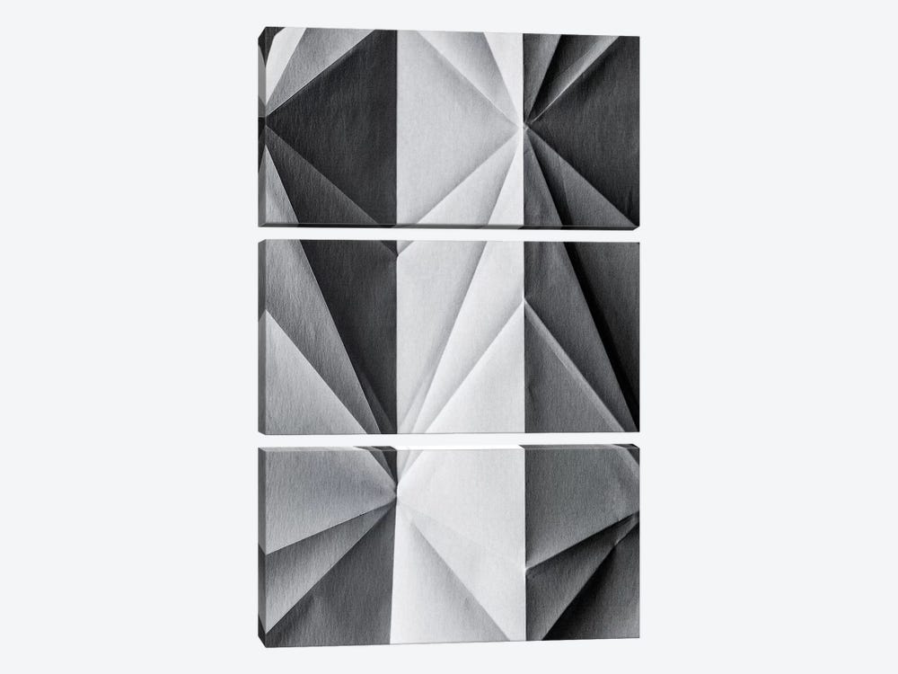 Folded Paper I by Mareike Böhmer 3-piece Canvas Print
