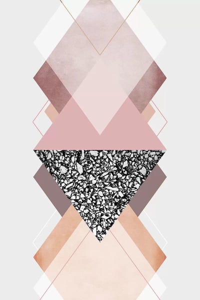 2019 | Living Coral: Geometric Textures IX by Mareike Böhmer