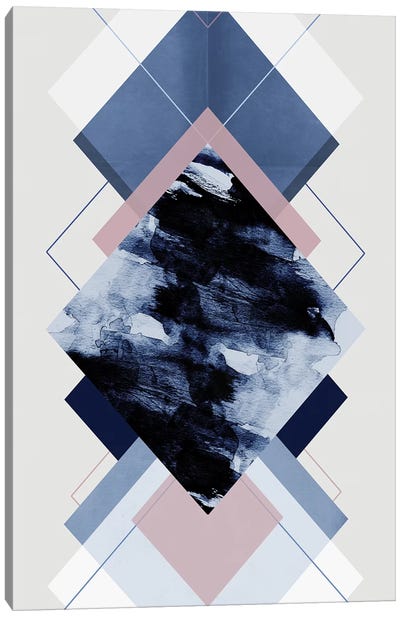 Geometric Textures XI Canvas Art Print - Mareike Böhmer