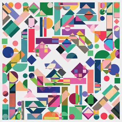 Geometry II by Mareike Böhmer acrylic art print