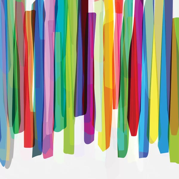 Stripes: Colorful Stripes II by Mareike Böhmer