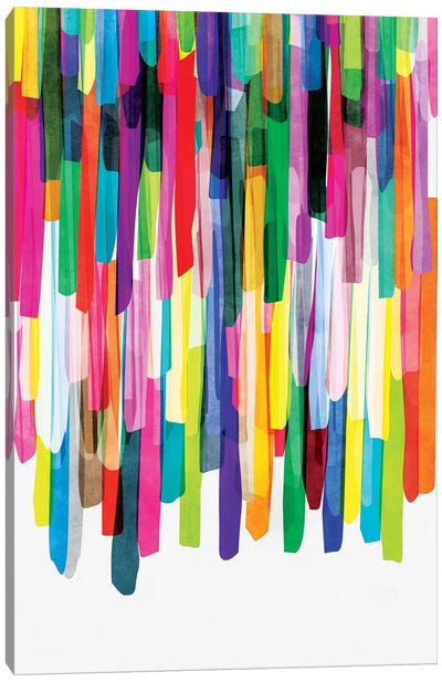 Colorful Stripes IV Canvas Art Print - Decorative Elements