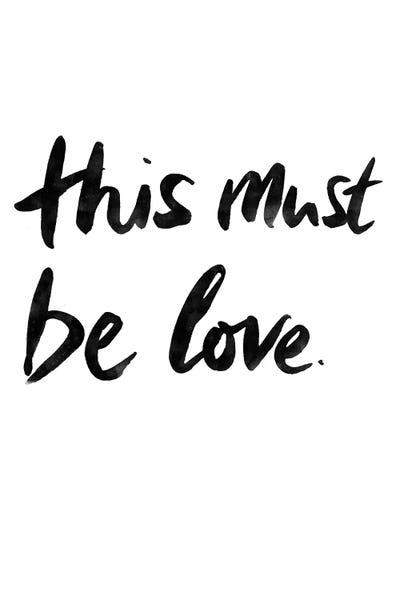 This Must Be Love II by Mareike Böhmer acrylic art print