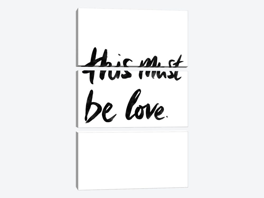 This Must Be Love II by Mareike Böhmer 3-piece Canvas Art Print