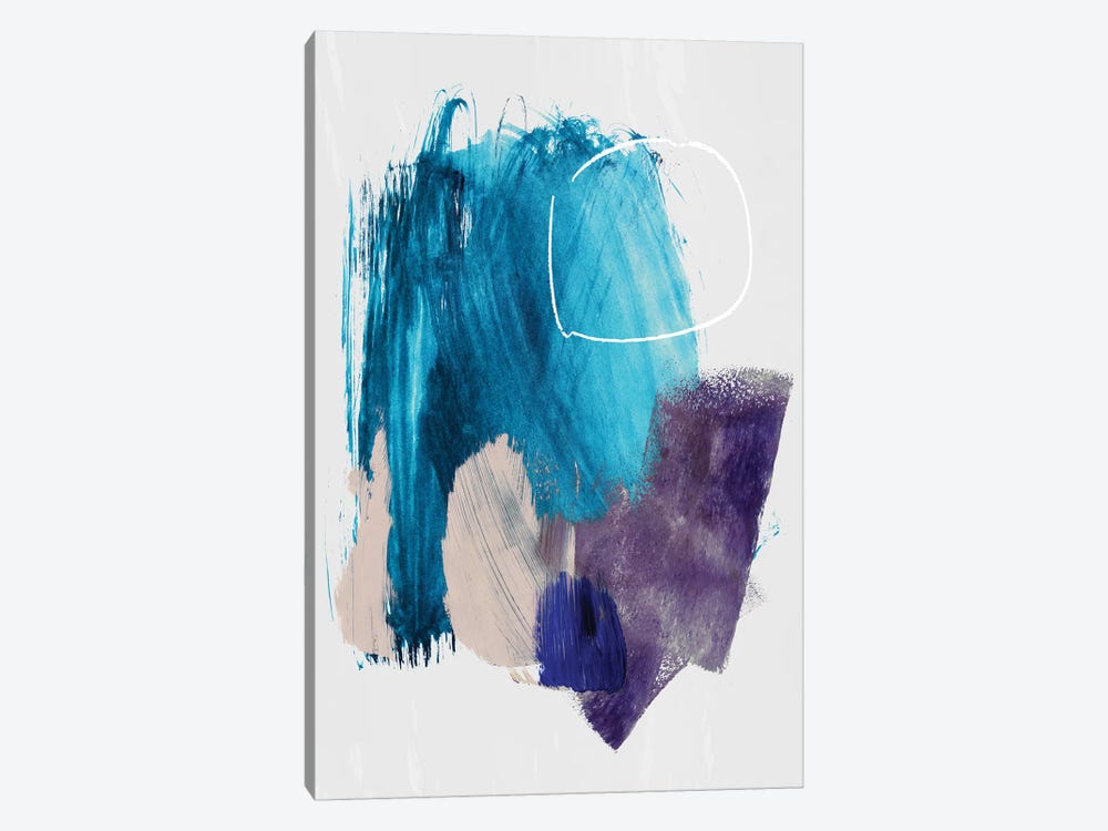 Abstract Strokes I by Mareike Böhmer 1-piece Canvas Art Print