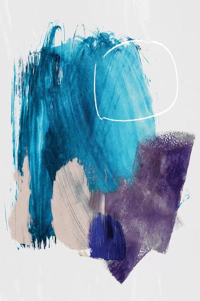 Scandinavian Office: Abstract Strokes I by Mareike Böhmer