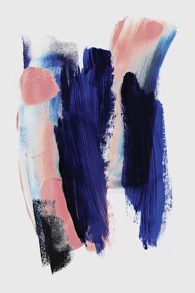 Scandinavian Office: Abstract Strokes II by Mareike Böhmer