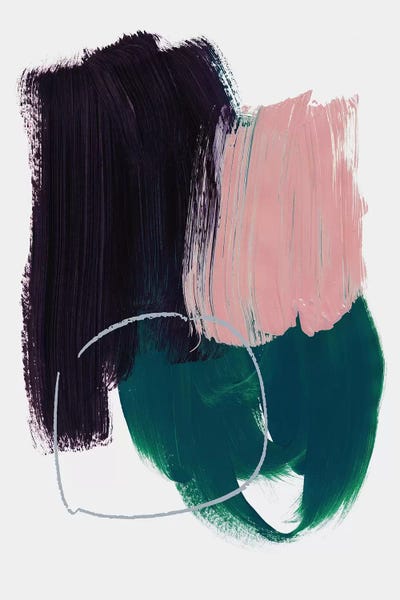 Scandinavian Décor: Abstract Brush Strokes X by Mareike Böhmer