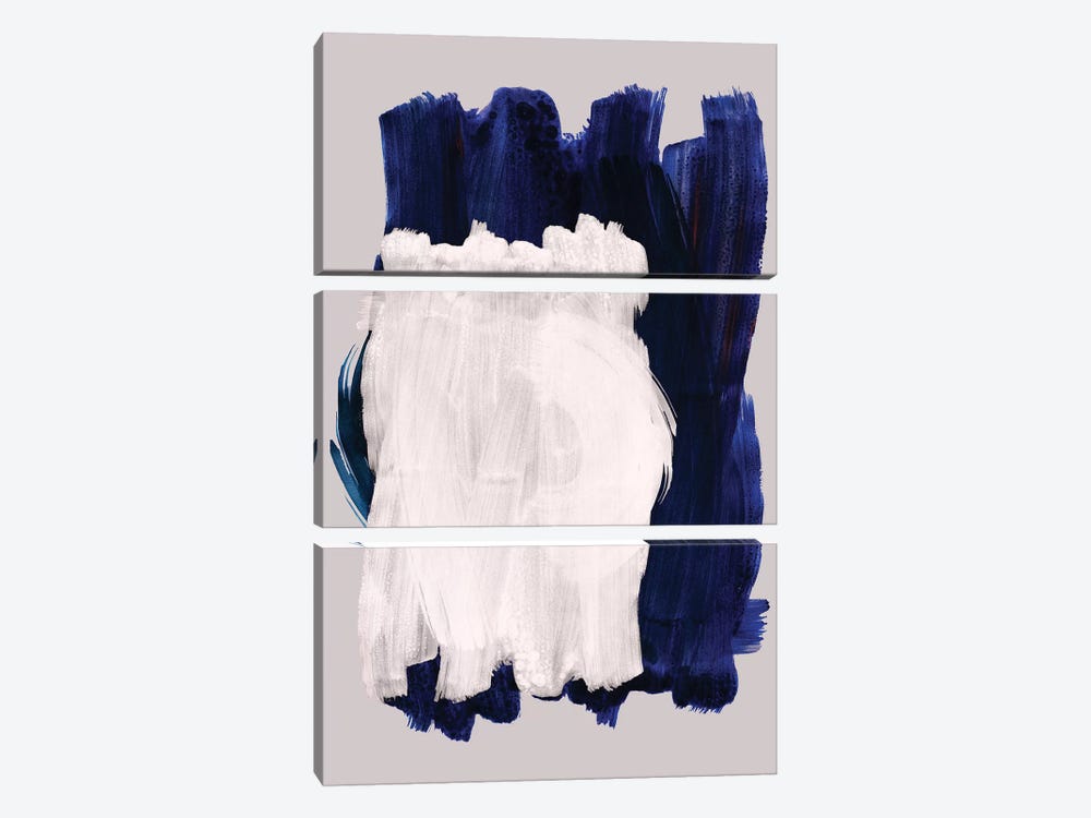 Abstract Brush Strokes XIV by Mareike Böhmer 3-piece Canvas Art