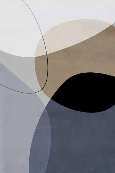 Large Modern Art - Canvas Prints: Graphic 210Y by Mareike Böhmer