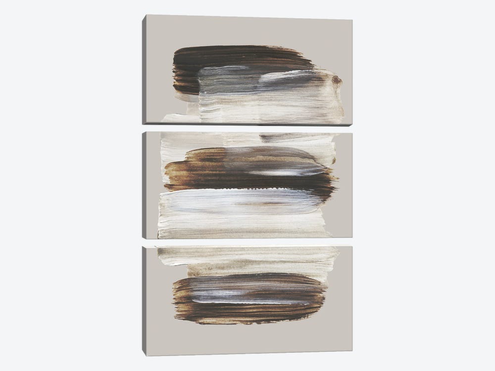 Abstract Brush Strokes CVIII by Mareike Böhmer 3-piece Art Print