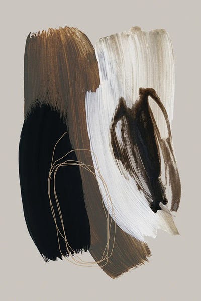 Abstract Brush Strokes CVIII by Mareike Böhmer canvas print