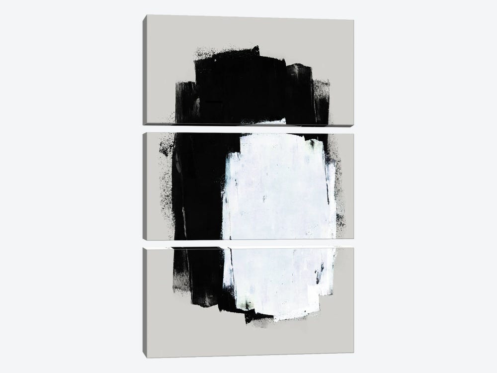 Abstract Brush Strokes CX by Mareike Böhmer 3-piece Canvas Artwork