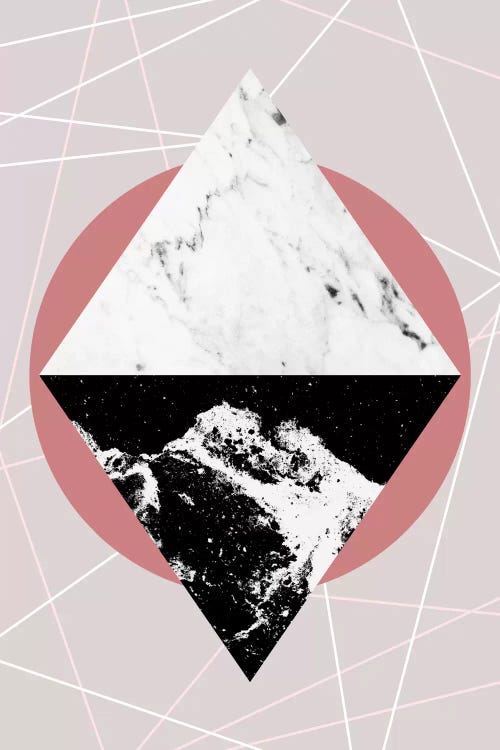 Geometric Textures III by Mareike Böhmer canvas print