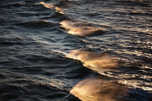 Minimalist Photography: Sunkissed Waves by Mareike Böhmer