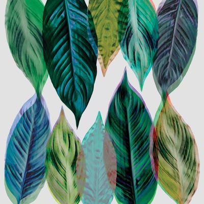 Leaves Green by Mareike Böhmer acrylic art print