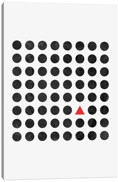 Minimalism II Canvas Art Print - Polka Dot Patterns