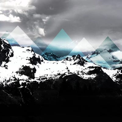 Mountains IV by Mareike Böhmer acrylic art print