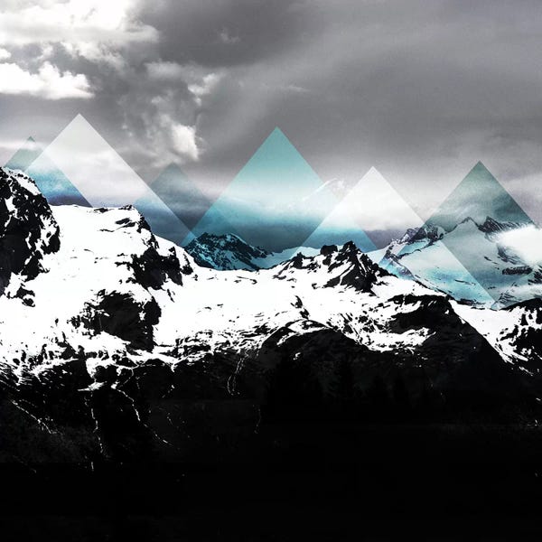 Snowy Mountains: Mountains IV by Mareike Böhmer