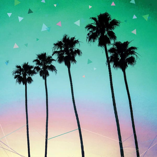The Eighties: Palm Trees IV by Mareike Böhmer