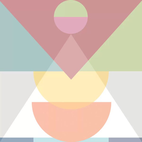 Scandinavian Office: Pastel Play III by Mareike Böhmer