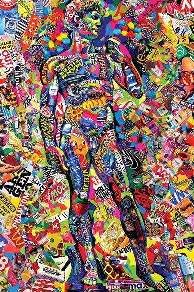 David by Sasha Bom multi panel art