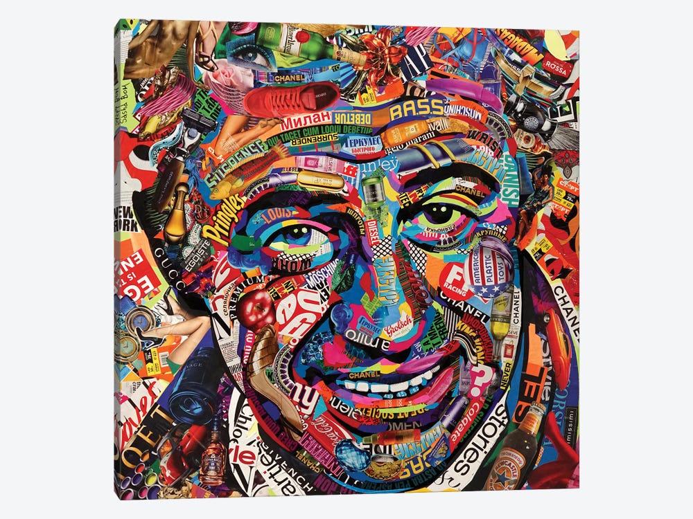 That Man From Everywhere by Sasha Bom 1-piece Canvas Wall Art