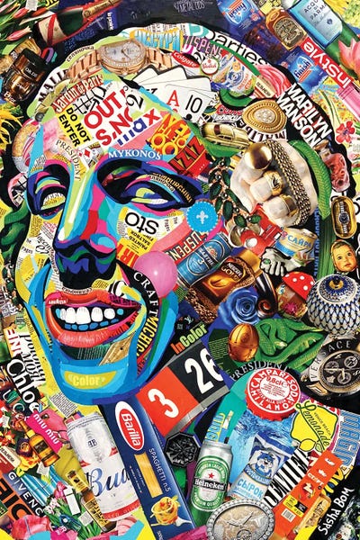 Aphrodite's Smile by Sasha Bom multi panel art