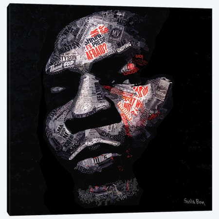 Tyson Canvas Print #BOM53} by Sasha Bom Canvas Art Print