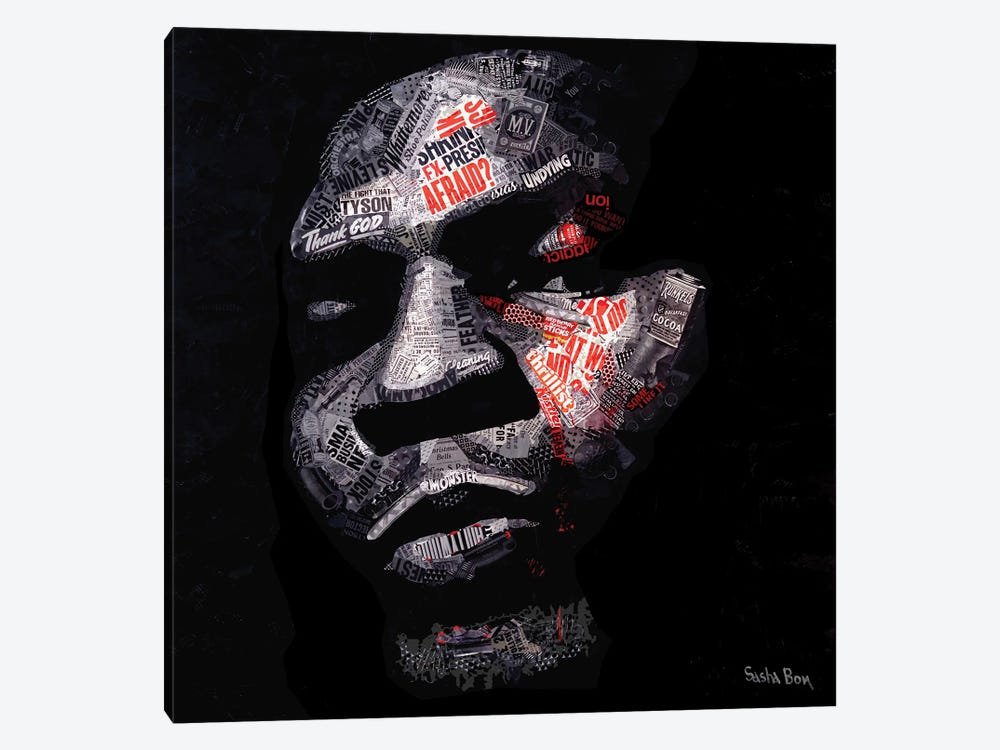 Tyson by Sasha Bom 1-piece Canvas Artwork
