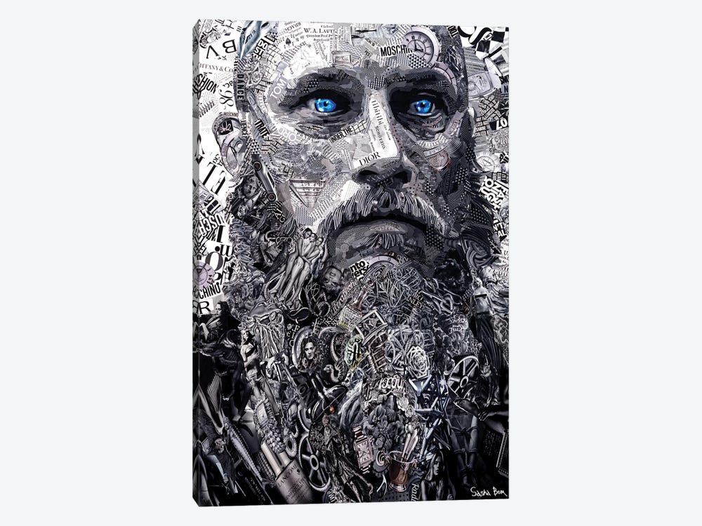 Ragnar by Sasha Bom 1-piece Canvas Art