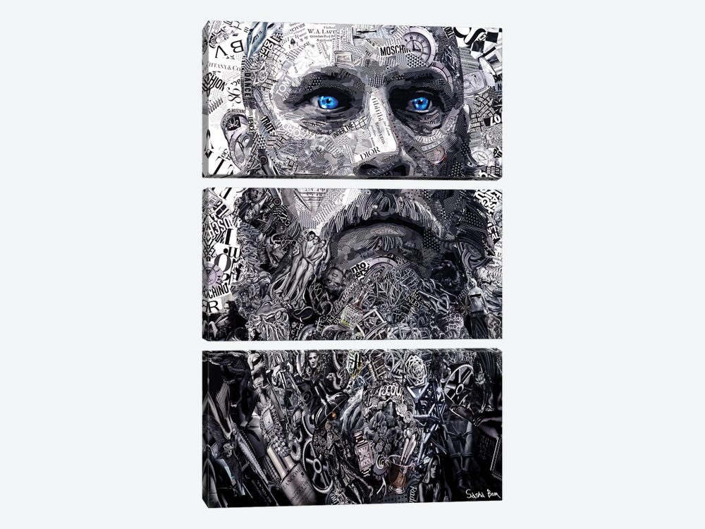 Ragnar by Sasha Bom 3-piece Canvas Art