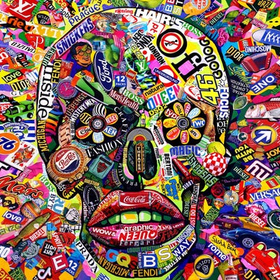 Calaca-Malaca by Sasha Bom canvas print