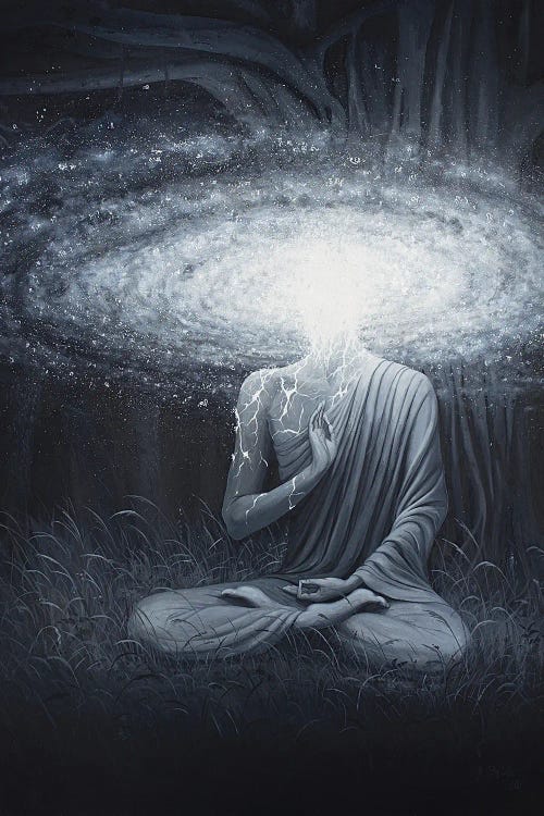 Embracing The Present Moment by Adrian Borda wall art