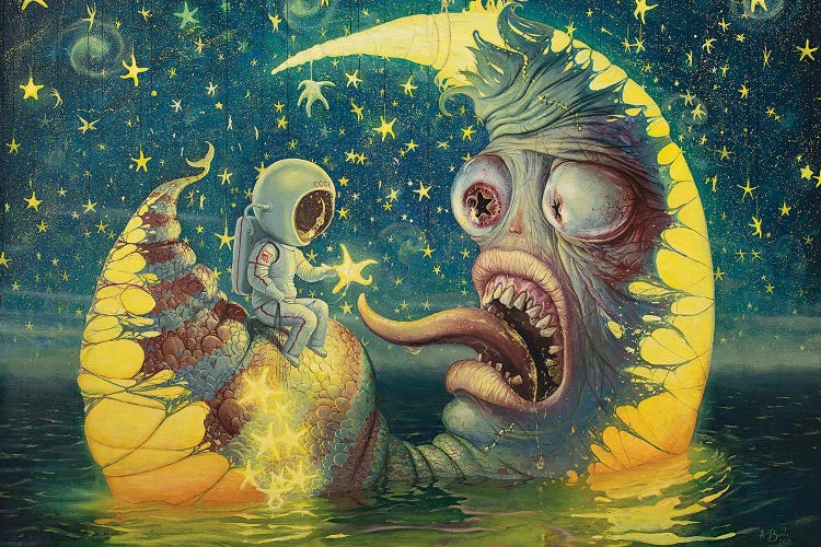 Feeding The Inner Light by Adrian Borda wall art